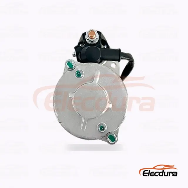 Motor de partida Mitsubishi M9T60171, 24V 5,5kW 11 dentes, vista do terminal traseiro