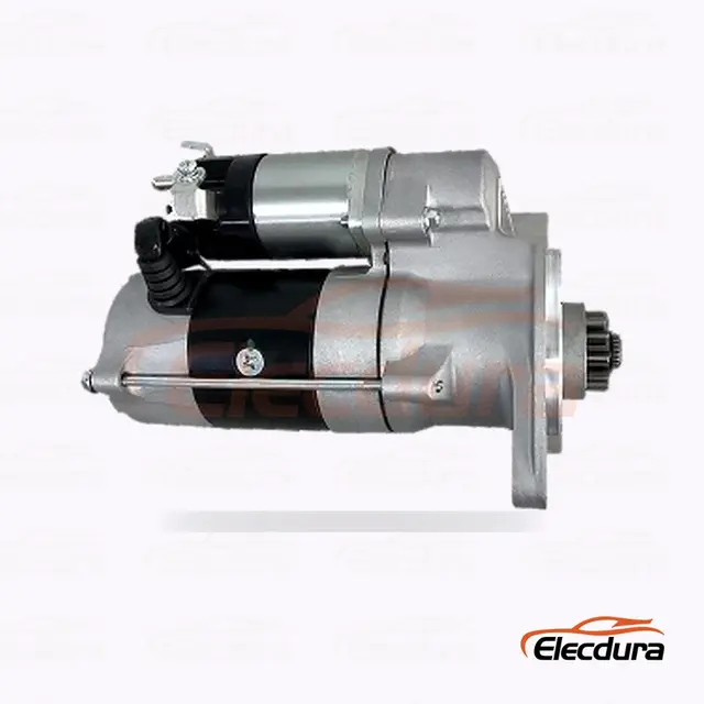 28100-78113 Hino Startmotor , 24V 5 kW 11 tanden, achteraanzicht