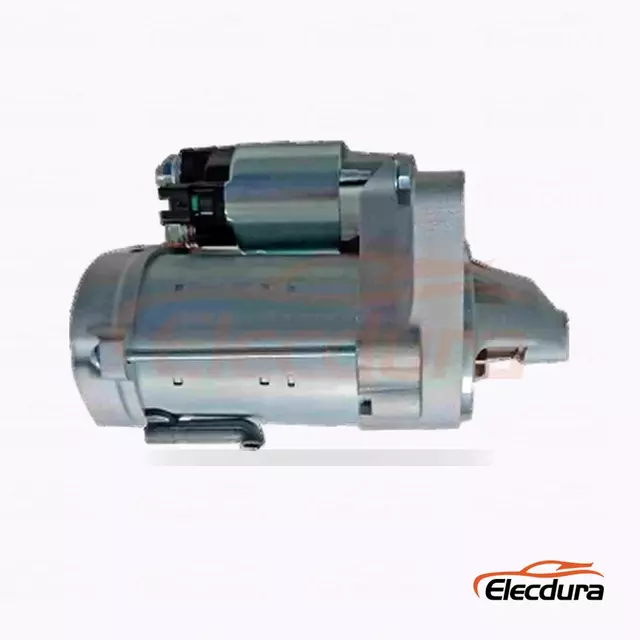 Motor de partida para servi&ccedil;o pesado 28100-ON060, 12V 1,6kW 9 dentes, vista lateral completa