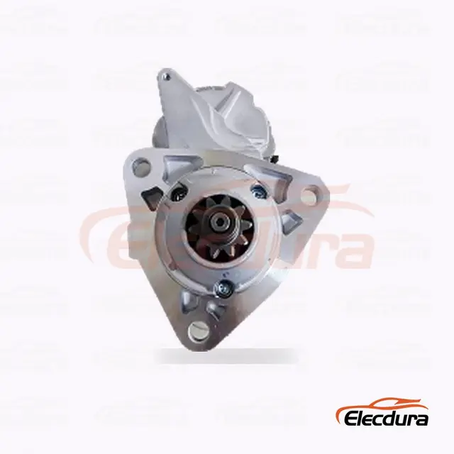 300N10464 startovac&iacute; motor New Holland, 12V 232kW, 10 zubů, kompletn&iacute; bočn&iacute; pohled
