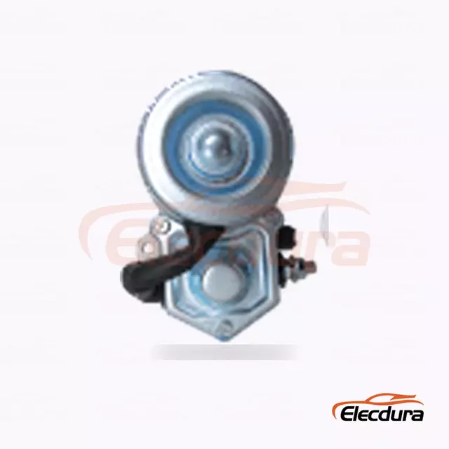 0001109035 Start&eacute;r Perkins řady 100 a 400, 12V 2,0kW, 9 zubů, kompletn&iacute; bočn&iacute; pohled