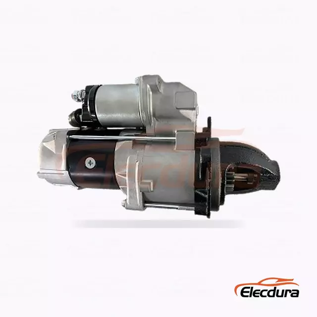03504020020 Yanmar 스타터 모터, 24V 5kW 14톱니, 후면 터미널 보기