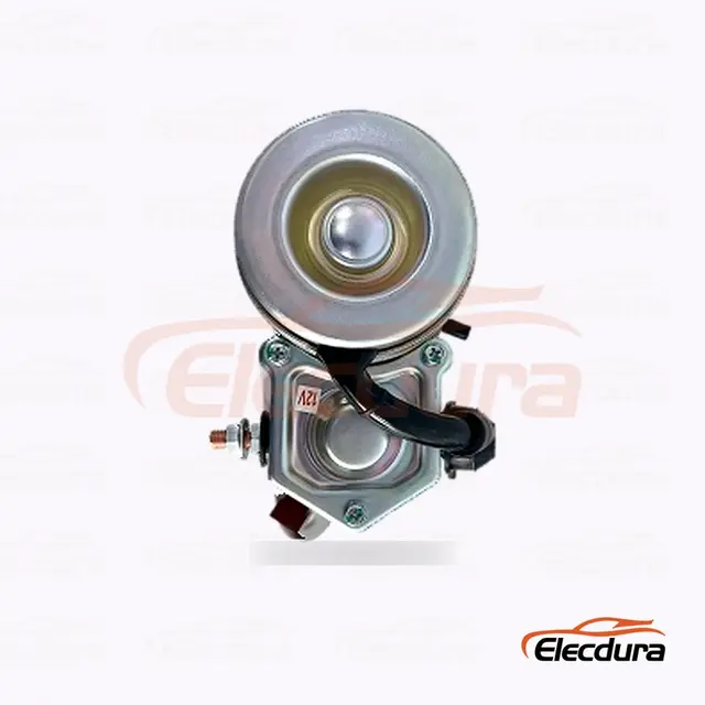 03111-4240 Hyundai Terracan 2.9 CRDi Start&eacute;r, 12V 2.2kW 10 zubů, pohled na zadn&iacute; termin&aacute;l