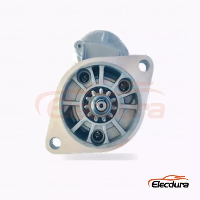 600-813-3240 Motor de pornire Komatsu Comerț cu ridicata, Vedere frontală la capătul de antrenare