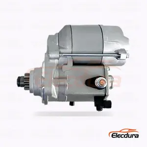 228000-2260 ホンダおよびアキュラ、デンソースターターモーター、12V 1.4kW 9 歯、完全側面図を使用
