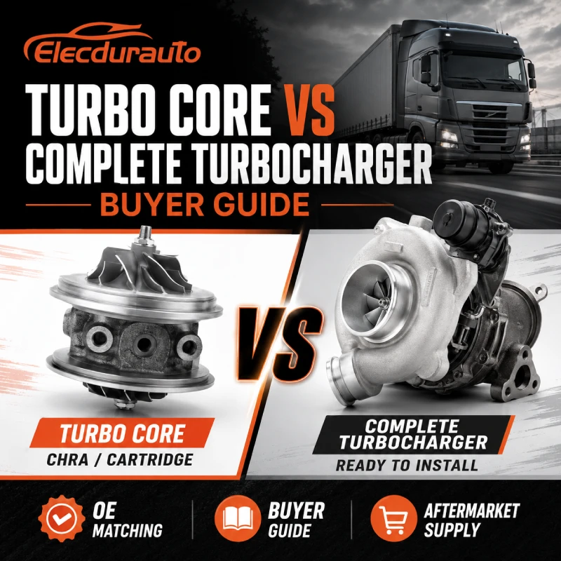Turbo Core versus complete turbocompressor: kopersgids