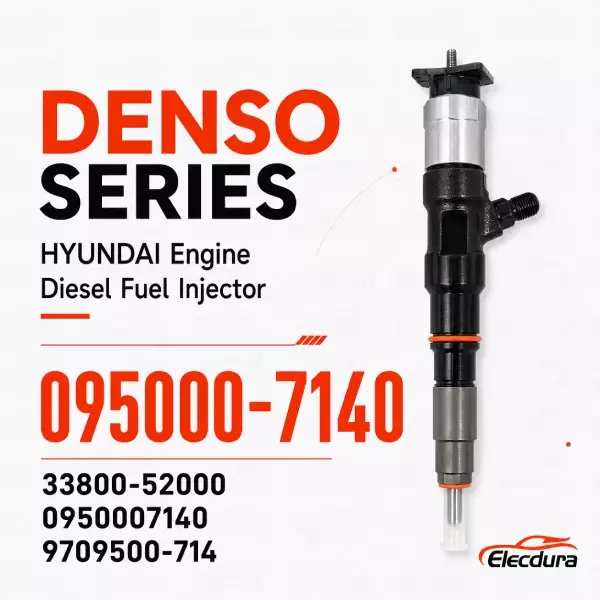 095000-7140 หัวฉีดดีเซลคอมมอนเรลสำหรับเครื่องยนต์ Hyundai D4GA