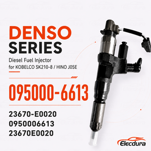 095000-6613 หัวฉีดน้ำมันเชื้อเพลิงดีเซลสำหรับ Kobelco SK210-8 / HINO J05E