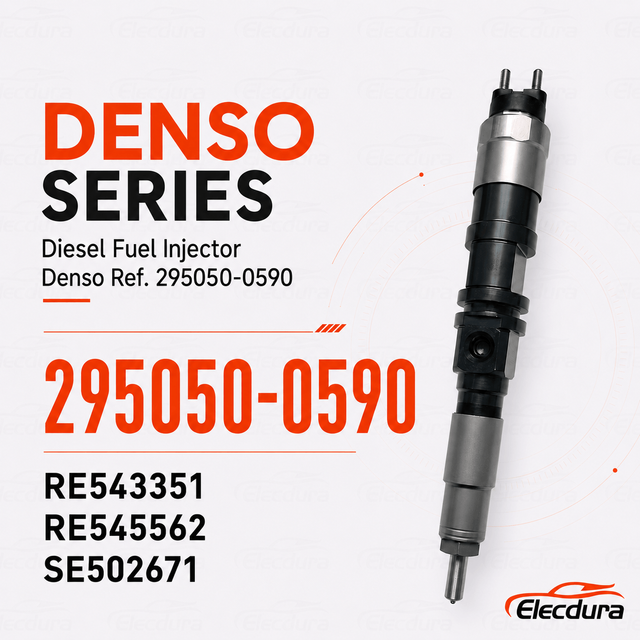 Denso nr ref. 295050-0590 Wtryskiwacz oleju napędowego do dopasowania RE543351