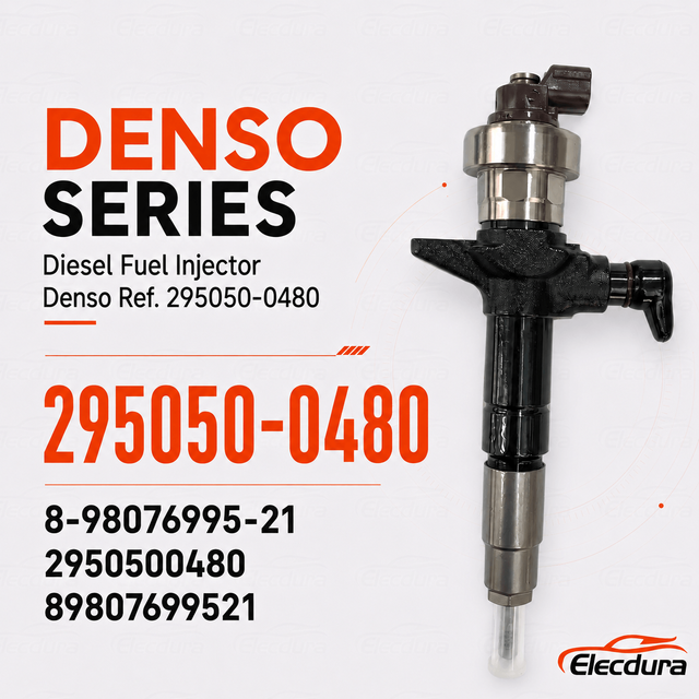 295050-0480 Injektor Diesel Rel Umum untuk ISUZU 4JJ1