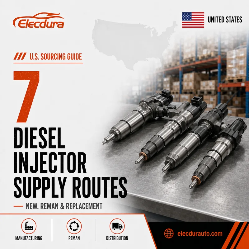 7 US Diesel Injector Rute de aprovizionare și de aprovizionare
