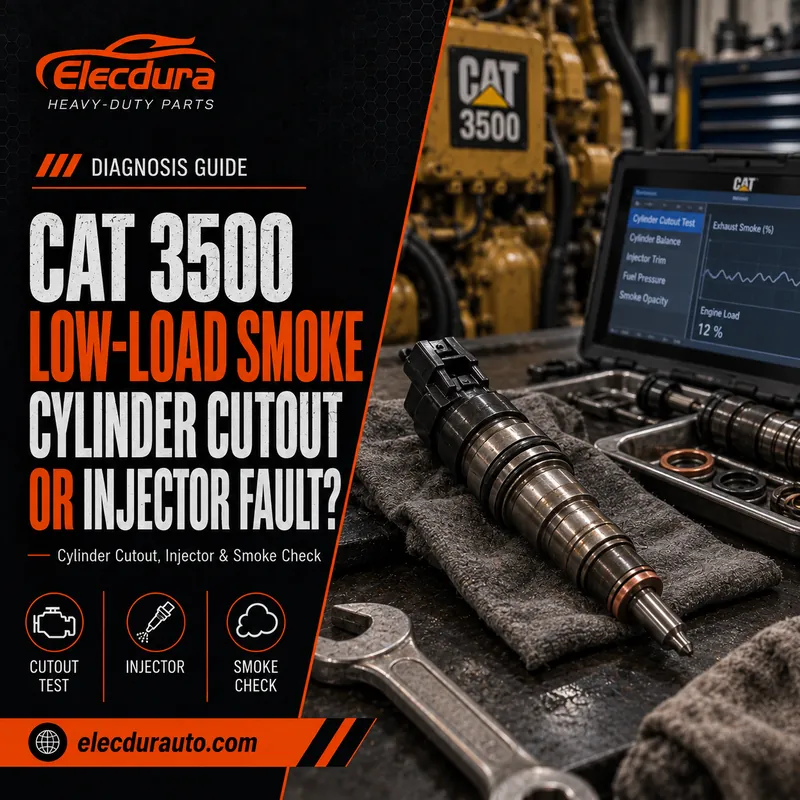 Cat 3500 저부하 연기: 실린더 컷아웃 또는 인젝터 결함?