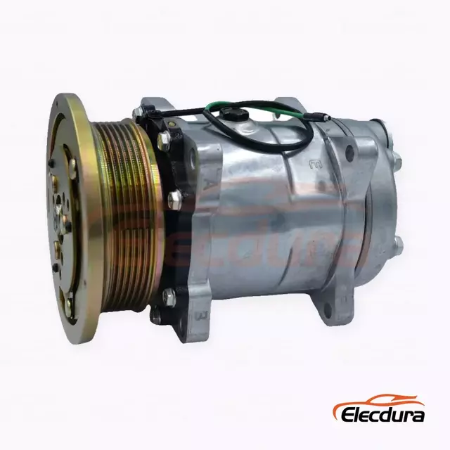 5H14 24V 6PK Compresor A/C de rezistență pentru camion Sinotruk HOWO T5G cu port spate