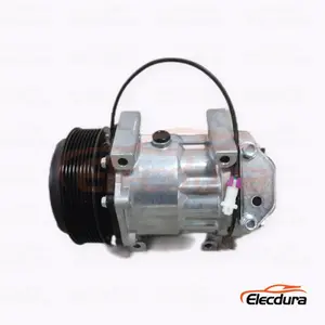7H15 24V 8PK 132 mm poids lourd A/C Compresseur pour camion minier &agrave; carrosserie large Sunward