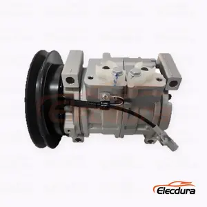 LiuGong 9075E ekskavat&ouml;r i&ccedil;in 10S13C 12V A1 142 mm ağır hizmet A/C Kompres&ouml;r