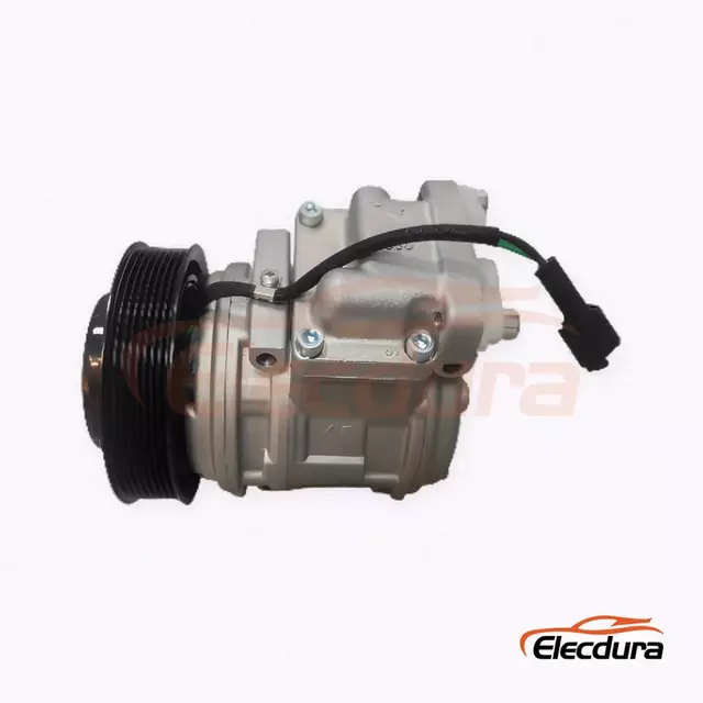 Kompresor A/C Tugas Berat Port 10PA15C 24V PV8 135 mm R134a untuk ekskavator Daewoo / Lishide