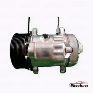 7H15 24V 10PK 125 مم للخدمة الشاقة مكيف الهواء ضاغط لشاحنة ساينو تراك هاومان FG9806130209/2