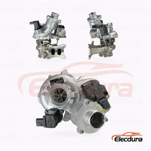 Elecdura IS38 Turbocompressore 06K145702N OE 06K145702N vista frontale assemblaggio completo