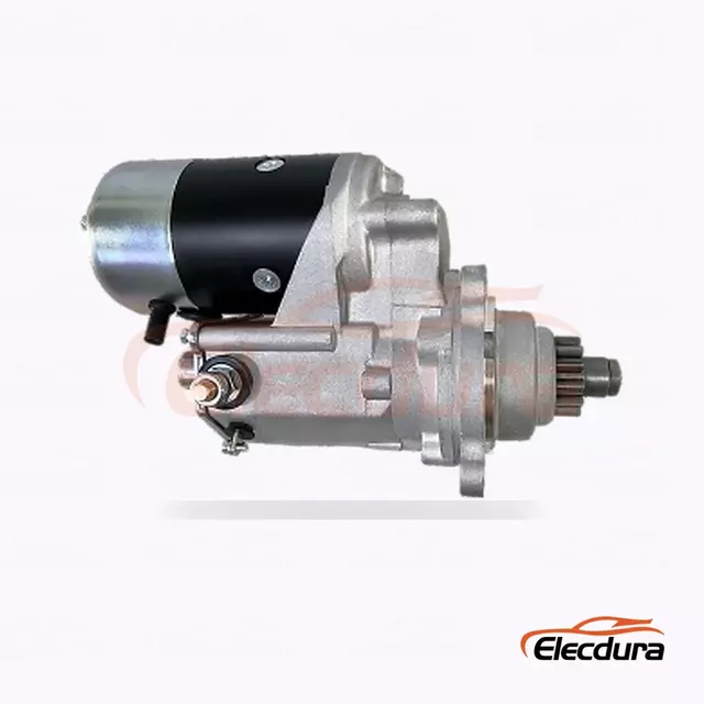 Hochleistungsanlasser FYD395-N, 24 V, 4,5 kW, 12 Z&auml;hne, vollst&auml;ndige Seitenansicht