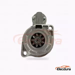 Motor Starter Kubota UD13988S, 12V 2.00kW 9 Gigi, Tampak Samping Lengkap