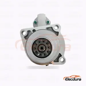 TM000A29001 Bobcat Compact Equipment Motor de partida , 12V 3,0 kW 10 dentes, vista lateral completa