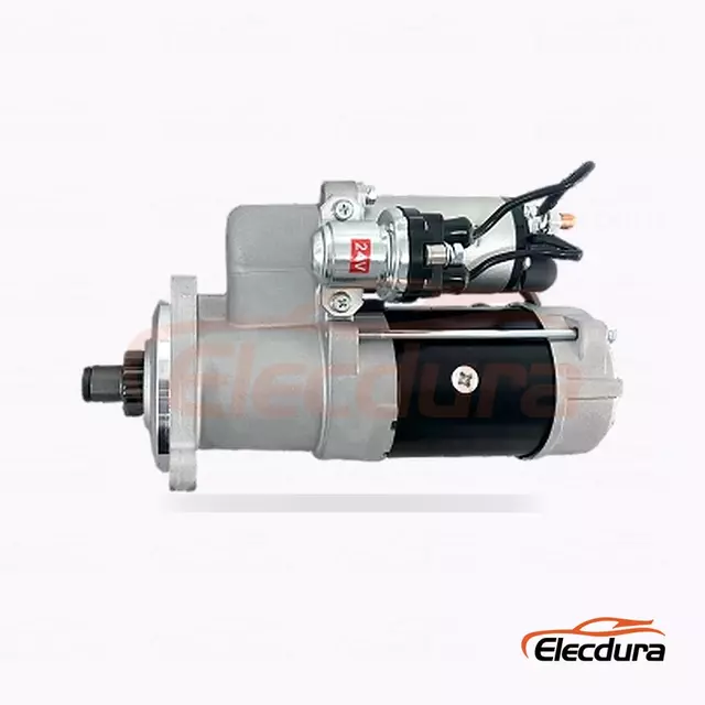S1034 Motor de arranque Mitsubishi, 24 V, 4,0 kW, 10 dientes, vista lateral completa