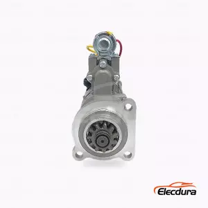 Vista frontal do motor de partida STM3523UW Yuchai / Prestolite