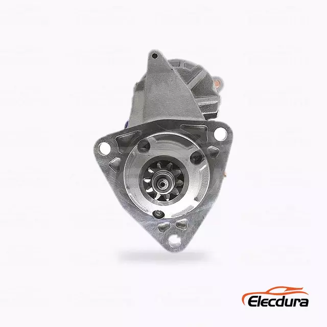 87593436 New Holland MX240 Startermotor Gro&szlig;handelslieferung, Vorderansicht des Antriebsendes