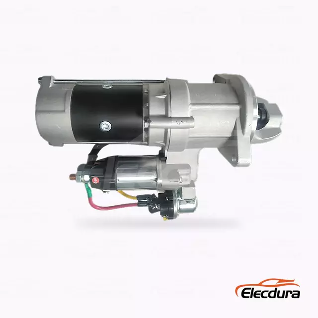 0230001290 Tampak samping motor starter Nikko / Caterpillar