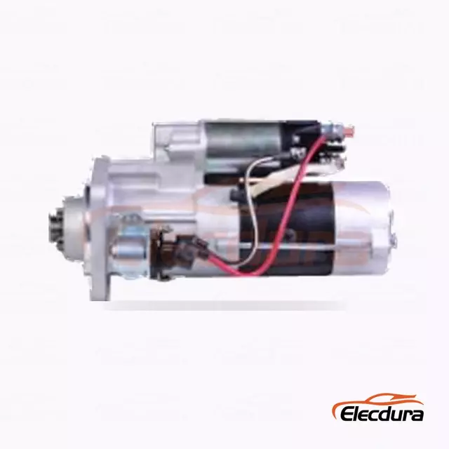M8T62971 헤비듀티 스타터 모터, 12V 0.9kW 8톱니, 후면 단자 보기
