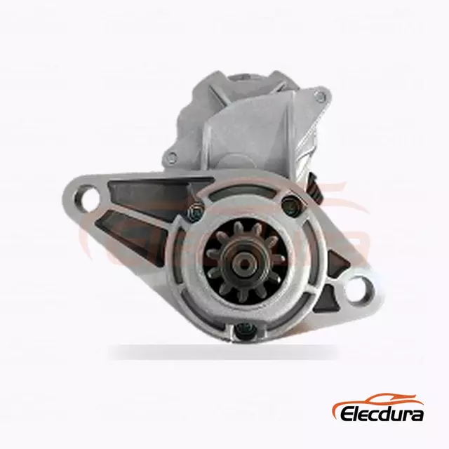 228000-8180 มอเตอร์สตาร์ท Isuzu NPR และ NQR, 12V 3.0kW 11 ฟัน, มุมมองเทอร์มินัลด้านหลัง