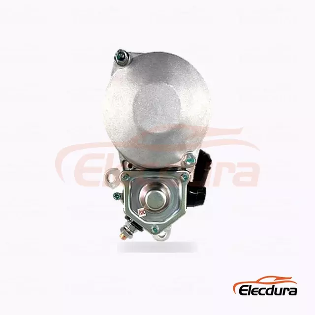 228000-7550 Iveco Cursor og Stralis Truck Starter Motor, 24V 5,5kW 10 t&aelig;nder, bagfra terminalvisning