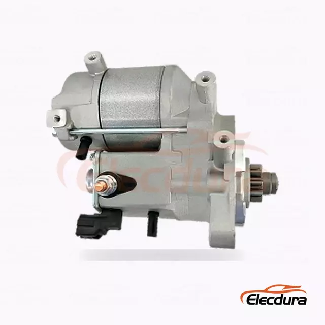 28100-31141 Toyota 4Runner og Land Cruiser startmotor, 12V 1,4kW 10 t&aelig;nder, komplet set fra siden