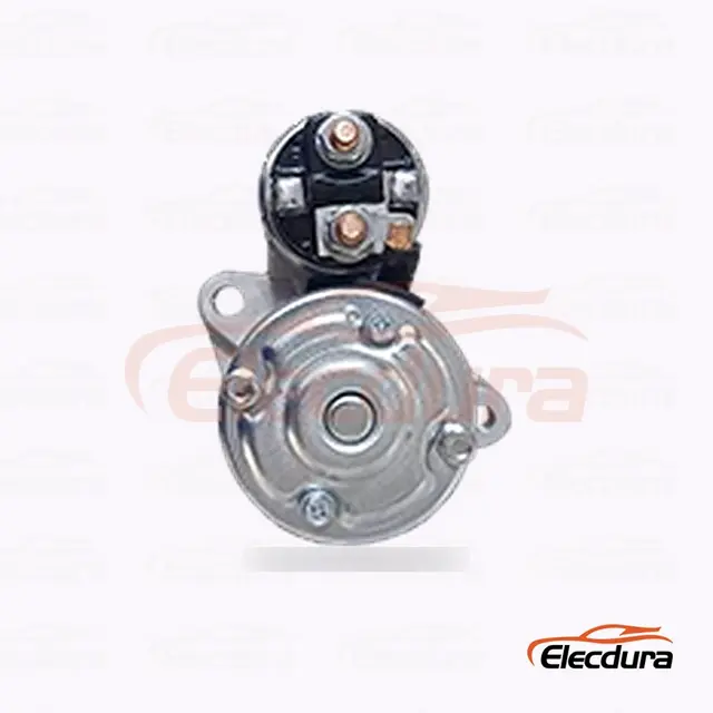31100-73K00 Suzuki Anlasser 12V 1,1kW, 12V 1,1kW Best&auml;tigung durch OE/Muster, Ansicht des hinteren Anschlusses
