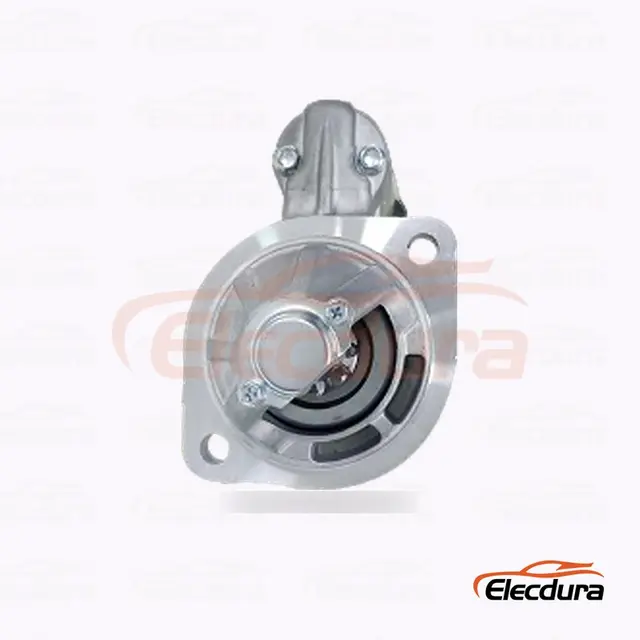 12995377010 Yanmar 4TNE98 i&ccedil;in Hitachi-Tipi Marş motoru , 12V 3,0 kW 9 Diş, Tam Yan G&ouml;r&uuml;n&uuml;m