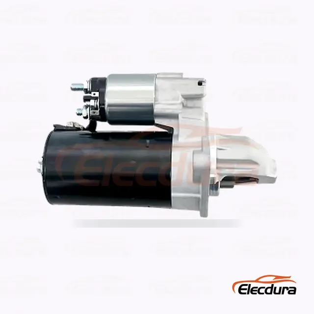 0001109306 Motor de partida Fiat, 12V 2,5kW 9 dentes, vista lateral completa