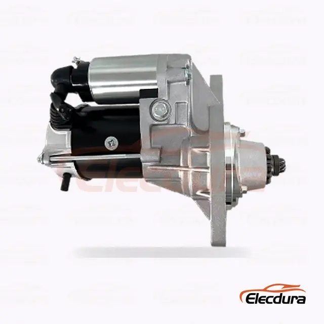3708010-150 Hitachi-typ startmotor, 24V 5,0kW 11 t&auml;nder, bakre terminalvy