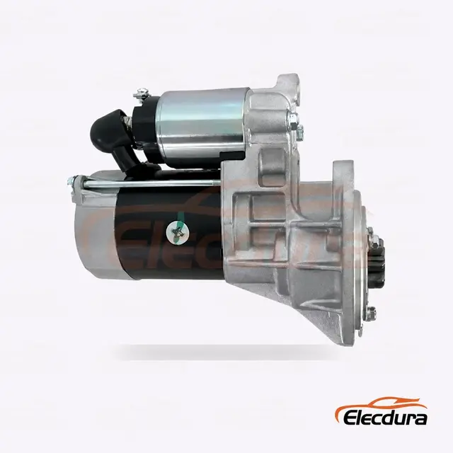 8-94453-212-0 มอเตอร์สตาร์ท Hitachi-Type, 12V 2.5kW 9 ฟัน, มุมมองด้านหลัง