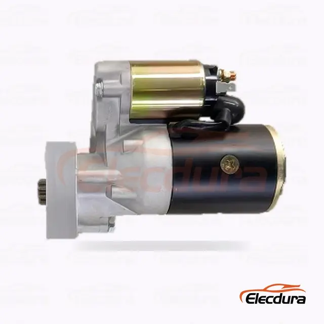 910-67440 日立スターターモーター 、 12V 1.4 kW 9 歯、背面端子図