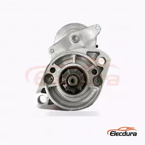 428000-0930 Carrier Transicold Starter Motor, 12V 2.2kW 9 Gigi, Tampak Samping Lengkap