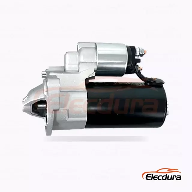 101389 Heavy-Duty startermotor, 12V 2,5kW 9 t&aelig;nder, bagfra terminalvisning