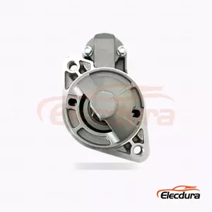 Motor de partida JS1370 Hyundai, 12V 1,2kW 8 dentes, vista lateral completa