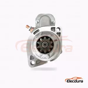 428000-7100 Motor Cummins QSB6.7 Motor de partida, 24V 4,8kW 10 dentes, vista lateral completa