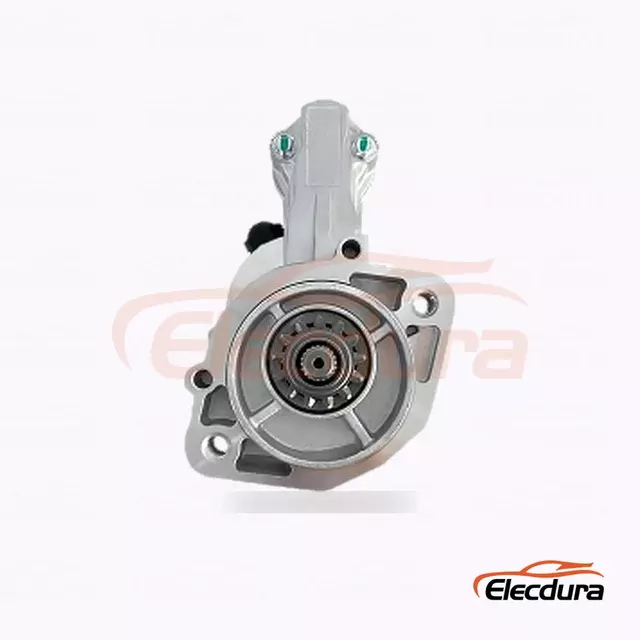 M2T60171 Mitsubishi 4D55 a 4D56 vznětov&yacute; start&eacute;r, 12V 2,2kW, 13 zubů, pohled na zadn&iacute; termin&aacute;l