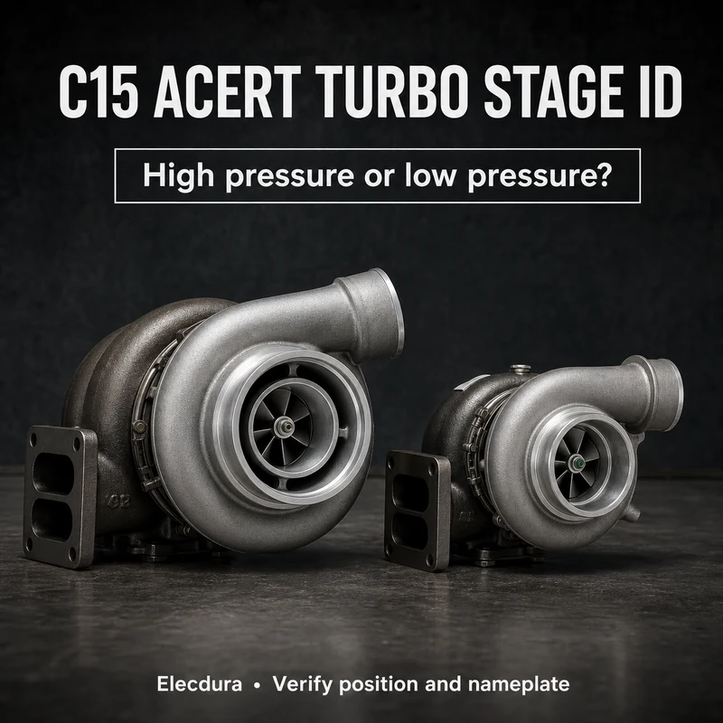 C15 A CE RT Hoch- vs. Niederdruck-Turbo: So identifizieren Sie die richtige Stufe