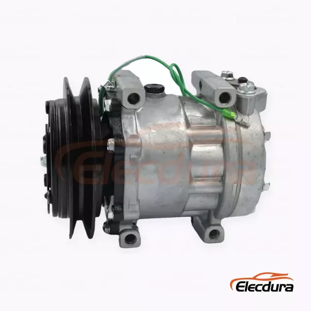 Compresor de aire acondicionado de servicio pesado 7H13 24 V B1 para equipos de construcci&oacute;n de puerto superior Kobelco SK-8