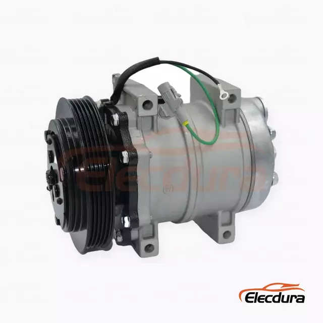 7H15 24V 5PK ヘビーデューティー A/C コンプレッサー Foton Auman GTL トラック 5PK 垂直ポートバージョン用