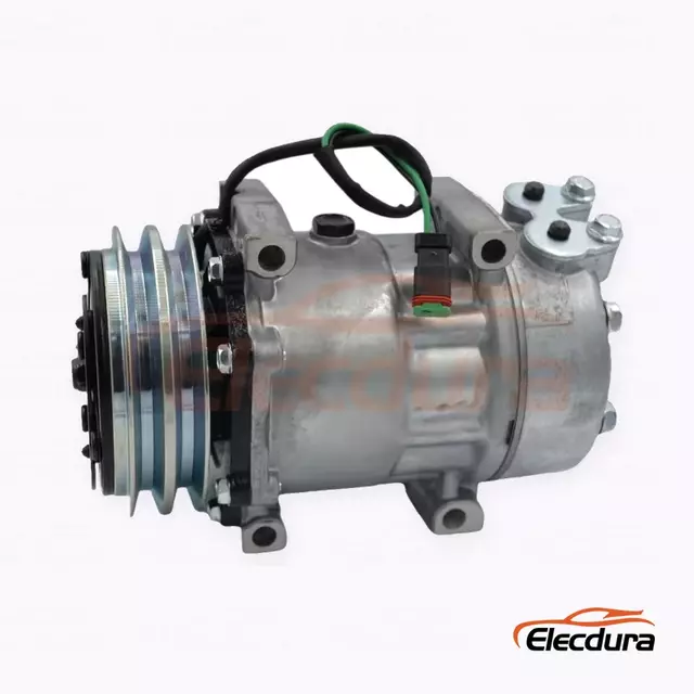 Συμπιεστής A/C βαρέως τύπου 7H15 24V A2 132 mm για επαγγελματικό φορτηγό Scania δίδυμη έκδοση