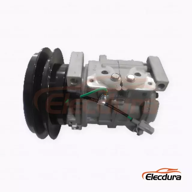 Compresor de aire acondicionado de servicio pesado 10S13C 24V B1 152 mm para excavadora Hitachi ZX490 / 5A