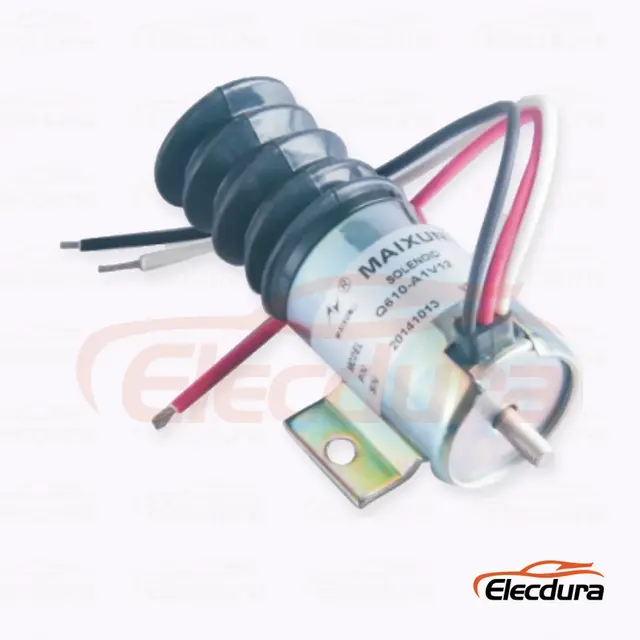 Elektromagnes wyłączający paliwo Q610-A1V12 Q610-A1V24 do kosiarki samojezdnej, sprężarki i układ&oacute;w sterowania silnikiem